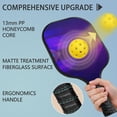 thumbnail image 2 of Pickleball Paddles Set Of 2, Fiberglass Surface, Thunder, Speed Print, 4 Balls & Bag, 2 of 5