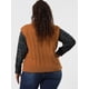 thumbnail image 5 of Suéteres de talgrande pamujer Chaleco con cuello en V Cable Estilo de muy buen gusto Jersey sin mangas Suéter Chalecos marrón L, 5 of 6