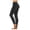 Black, variant on Staron Women's Casual Stretch Yoga Leggings Trumpet Pants High Waist Elastic Waist Flared Running Gym Sports Active Workout Pants, Blue XS