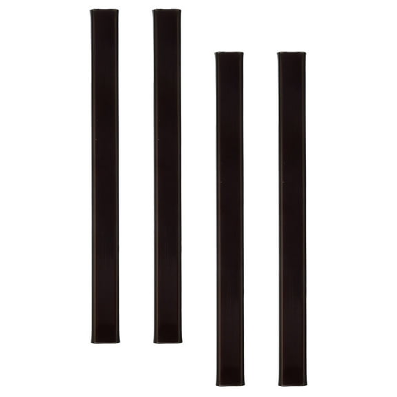 FENGGUIQU 4-Pack Black Plastic Cable Sleeves Cord Covers for Indoor and Electronics