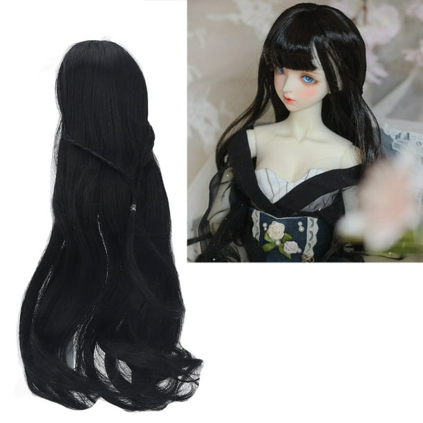 Doll Head ,Simulation Doll DIY Simulation Doll Soft Fiber Short