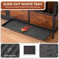thumbnail image 6 of Naipo 77.36 inch Double Dog Crate Furniture,Indoor Heavy Duty Dog Kennel with 2 Removable Tray for 2 Large Dogs, Brown, 6 of 11