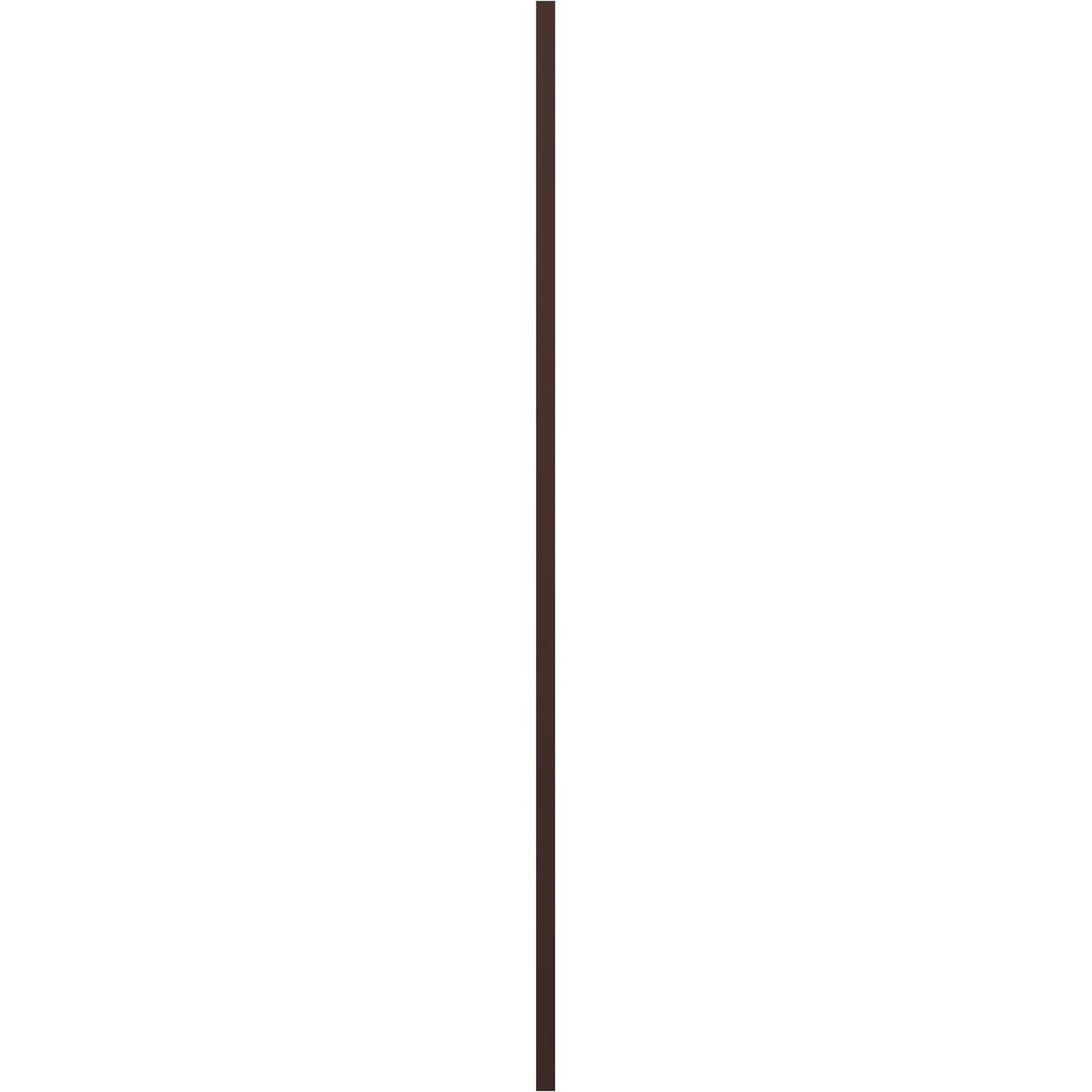 Ekena Millwork 14.75 in. W x 71 in. H Builders Edge, Standard Two Equal Panels, Raised Panel Shutters, Includes Matching Installation Spikes (Per Pair), 009 - Federal Brown