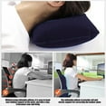 thumbnail image 5 of Plush Rectangular Inflatable Pillow for Napping, Camping, and Travel - Portable Pvc Cushion with Neck Support, 5 of 7