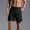 Black, variant on Mingw Mens Shorts Men's Fleece Shorts Stretch Casual Jersey Shorts for Workout