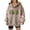 Khaki, variant on Christmas Tree Hoodies for Women 2025 Long Sleeve V Neck Holiday Graphic Hooded Sweatshirt Pullover Tops