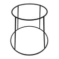 thumbnail image 3 of Soporte para bandeja de mariscos de 2 niveles, resistente y fuerte, soporte elevador para bandeja de exhibición multiusos para Negro 17cm a 23cm, 3 of 9