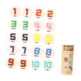 thumbnail image 2 of Juego de memoria infantil, juguetes educativos, desarrollo cognitivo, aprendizaje temprano, divertido, con madera. Patrón numérico, 2 of 9