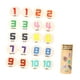 thumbnail image 2 of Juego de memoria para niños, juguetes educativos, habilidades cognitivas, aprendizaje temprano, divertido con madera Patrón numérico, 2 of 9