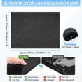 thumbnail image 3 of Alfombrilla de Almacenamiento Exterior para Cobertizo, 1829mmx2438mm, Pad Protector Impermeable Antideslizante, 3 of 7