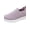 Purple, variant on Women's Orthopedic Arch Support Wide Width Slip On Walking Shoes,Lightweight Breathable Non-Slip EVA Outsole Tennis Sneakers