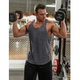 thumbnail image 6 of COOFANDY Men's Workout Tank Tops Quick Dry Y-Back Muscle Sleeveless Shirts Stringer Cut off Gym Athletic Running Tanks Top, 6 of 6