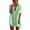 D20/Green, variant on Afdoent Dresses For Women Summer Mid Length Loose Solid Color Short Sleeve Chiffon Shirt Dress Beach Vacation Clothes