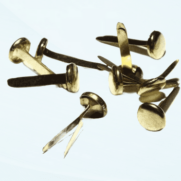 13mm Brass Plated Paper Fasteners Split Pins Butterfly Clip - High-Quality and Durable