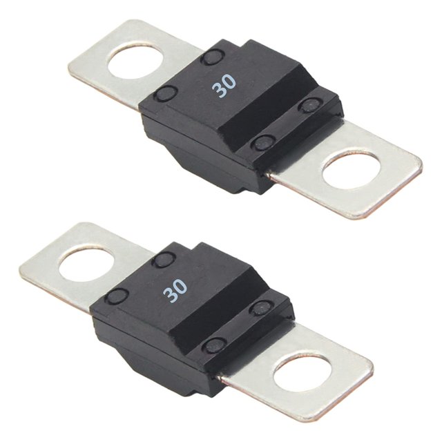 HUGFEGWE 32V 30A AMI/MIDI Automobile Car Fuse Flat Battery Bolt Type Fuse High Battery Current 2pcs CJB91-112719