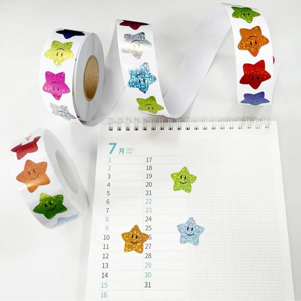 2000 Pegatinas Infantiles De Recompensa - 4 Rollos, 2.5 Cm, 32 Diseños De Animales, Para Profesores Y Escuela