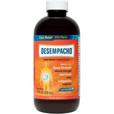 Desempacho Liquid Antacid, Fast Relief for Upset Stomach, Heartburn and Indigestion, Sugar Free Formula, 8 fl OZ