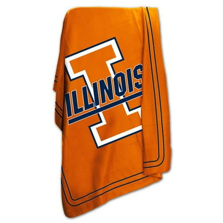 Illinois Fighting Illini Blanket - Illinois Fighting Illini Classic Fleece Blanket