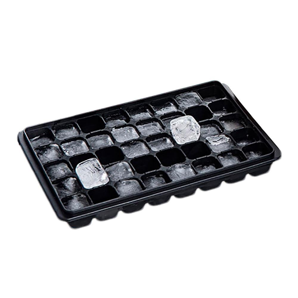 Food Grade Silica Gel Ice Cube Tray Large Mould Cake Baking Mold 15 Grids Black 
