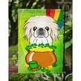 thumbnail image 3 of Caroline's Treasures BB1965GF Pekingese St. Patrick's Day Flag Garden Size , Small, multicolor, 3 of 3