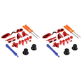 thumbnail image 1 of Botones Disparo LB RB Parachoques Repuesto para El Controlador Xbox One Elite () Rojo, 1 of 5
