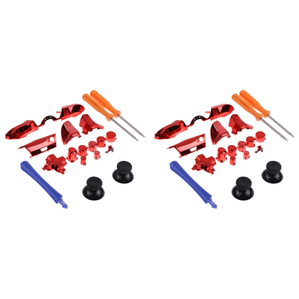 Botones Disparo LB RB Parachoques Repuesto para El Controlador Xbox One Elite () Rojo