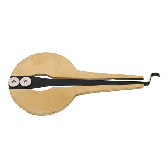 HONMEET Elegant Circular Golden Jaw Harp Unique Mongolian Throat Singing Musical Instrument