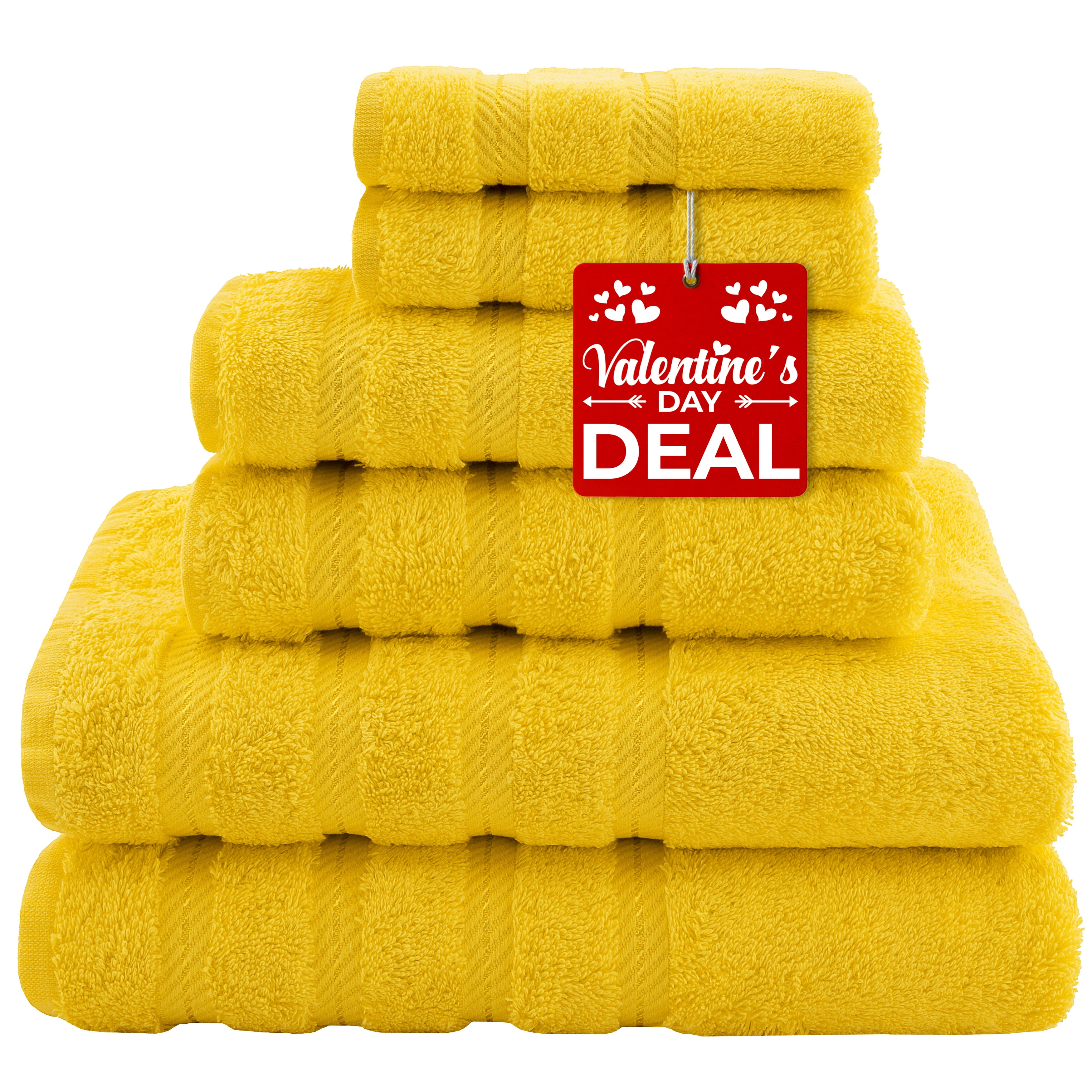 Luxury 6 Piece Hotel and SPA Towel Set Soft and Thick Bath Towels Made with  100% Turkish Cotton 2 Bathtowels 2 Handtowels 2 Was - China Wholesale  Cotton Hotel Towel Set and