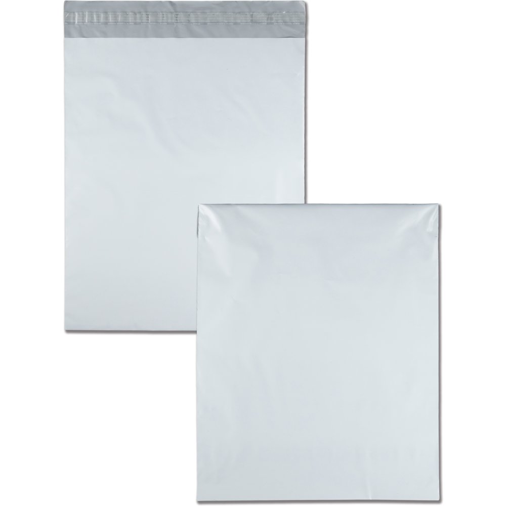 Quality Park White Poly Mailing Envelopes, White, 100 / Pack (Quantity