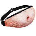 thumbnail image 1 of Funny Gift Gifts, 3D Men Beer Belly Dad Bag Waist Packs,Waterproof Fanny Pack, 1 of 5