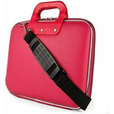 SUMACLIFE Cady Universal Tablet, eReader, Netbook, Laptop Hard Faux Leather Carrying / Shoulder Suit Case fits 15, 15.6 inch