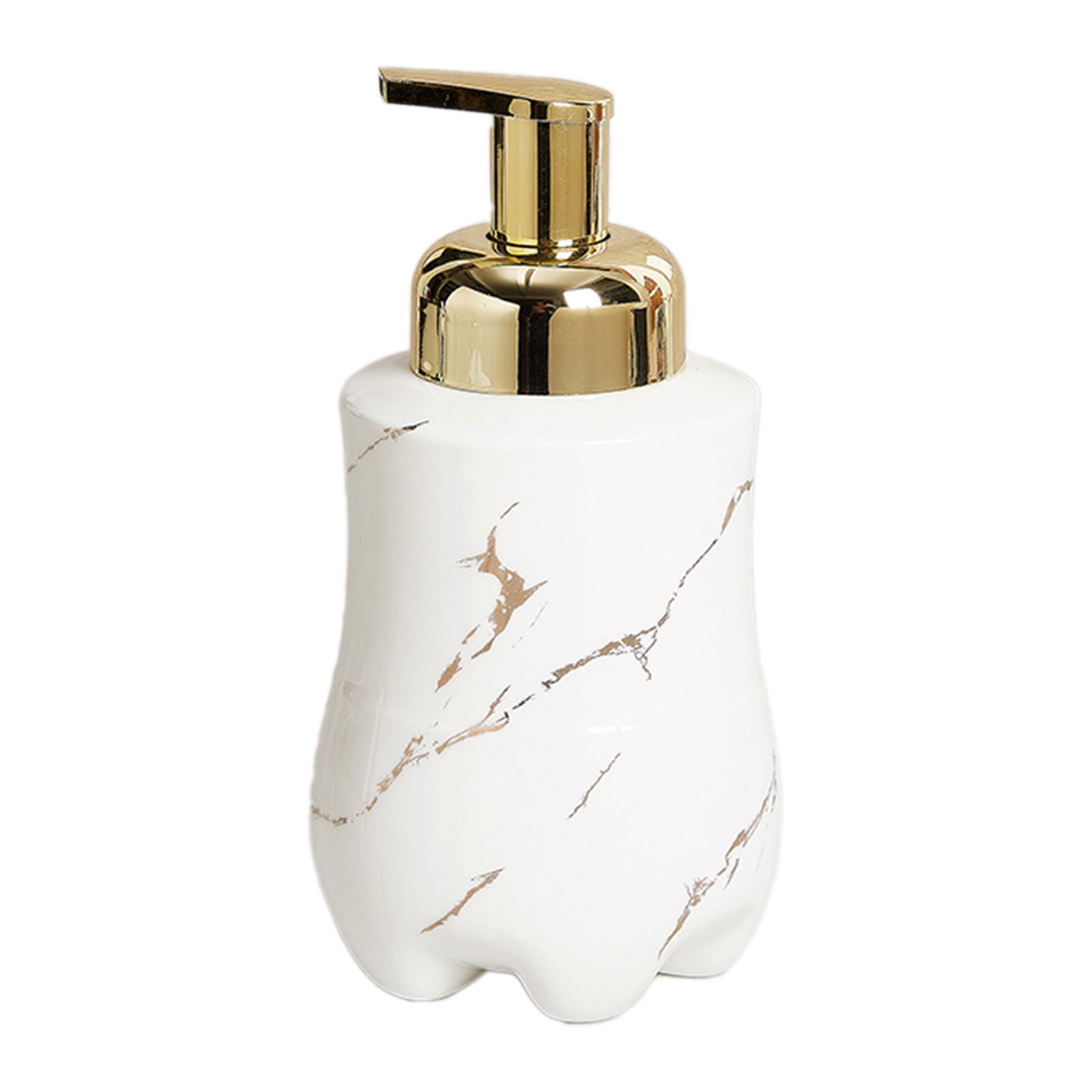 Haifle/Marble Ceramic Foaming Soap Dispenser, Foam Soap Dispenser With