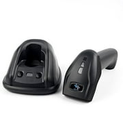EOM-POS Cordless Wireless Barcode and UPC code Scanner/Reader with Stand-up Base/Cradle and USB Cord.