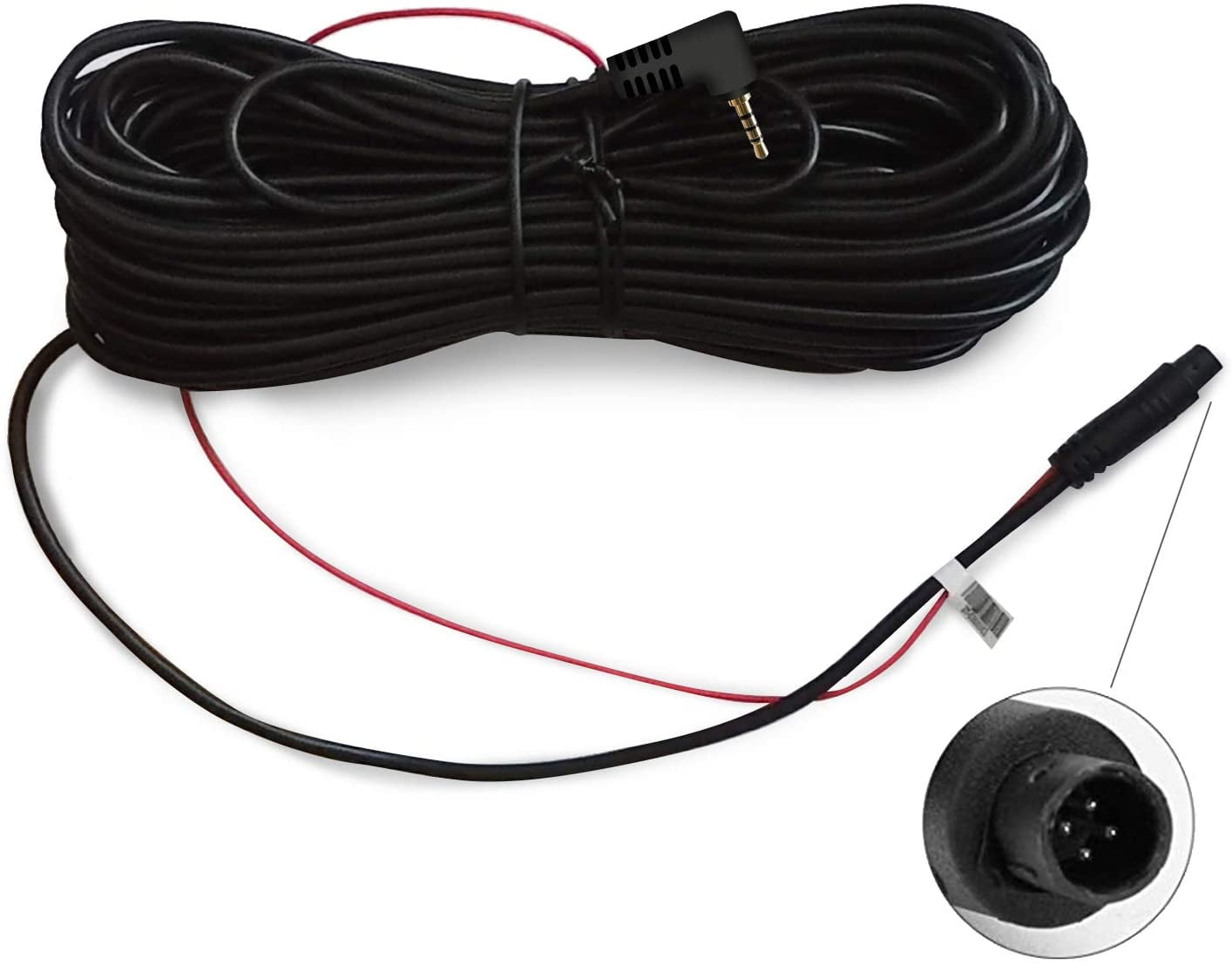 PNGKNYOCN 6M RCA Video Cable With Trigger Wire – Backup Camera Extension For Car Monitor & Rear View Setup - View #8