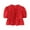 Red, variant on Blmnix Fashion Tops for Women Black Short Sleeve Puff Sleeve Crew Neck Solid Cute Peplum Casual Tees