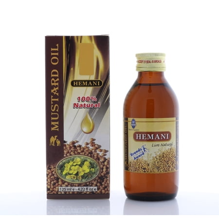 HEMANI Mustard Oil 125mL - 100% Pure & Natural