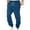 Navy, variant on VSSSJ Mens Sweatpants Casual Joggers Elastic Drawstring Waist Cuffed Ankle Athletic Pants with Pockets Running Gym Lounge Workout Trousers Silver XL