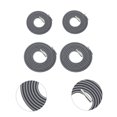 thumbnail image 4 of NIYANGLE 4pcs Chaise Longue Cord Rope Latex Comfortable Sitting Grey, 4 of 8