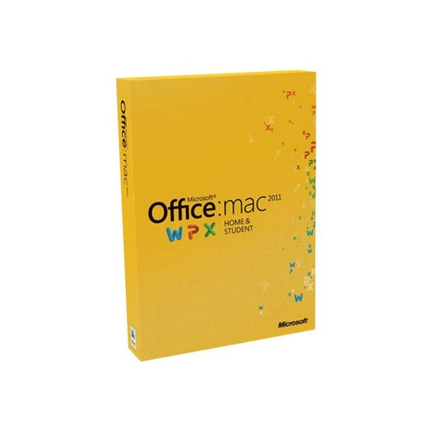 Microsoft Office For Mac Home And Student 11 Box Pack 1 Install Non Commercial Dvd Mac English Walmart Com Walmart Com