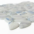 thumbnail image 6 of The Tile Life Huron Rock Blue Matte Glass Mosaic Floor and Wall Tile 4x4 in Sample 1-Piece, 6 of 11