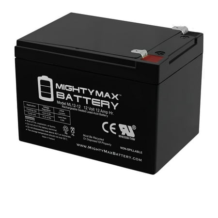 ML12-12 - 12V 12AH F2 Replacement Battery compatible with Jump Starter Charger XP750