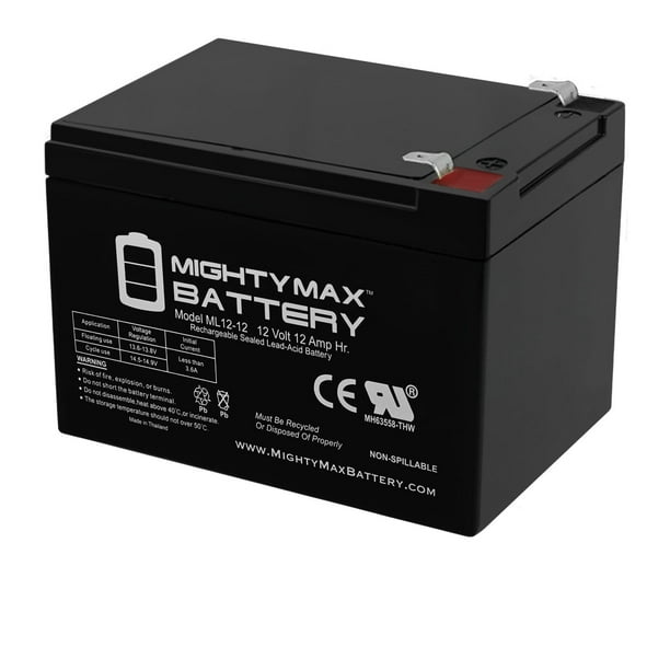 12V 12AH Battery Remplace la Formule 300 de Fléchettes Électriques + Chargeur 12V