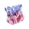 thumbnail image 3 of Ropa para muñecas de peluche de 8 pulgadas, top y pantalones, traje de repuesto, mono de decoración suave para Rosa, 3 of 9