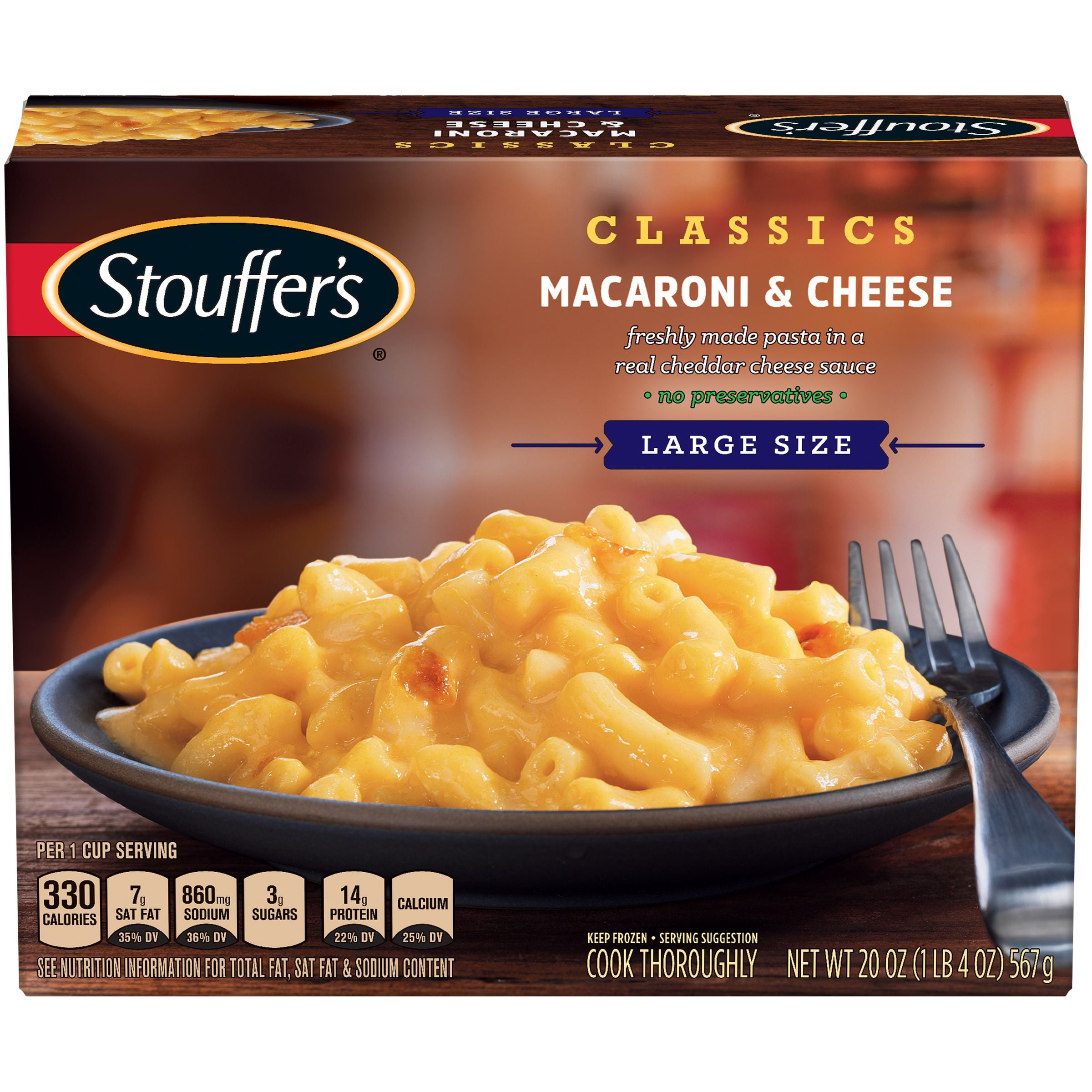 Pack of 12, Stouffer's, Macaroni And Cheese Meal, 20 oz