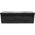thumbnail image 6 of Sorbus Storage Bench Chest with Collapsible/Folding Bench Ottoman with Cover, 43” L x 15” W x 15” H, 6 of 7