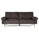 thumbnail image 3 of Sofá Cama Makora Yarvis Chocolate Lino 3 Posiciones con Soft Foam Reclinable, 3 of 10