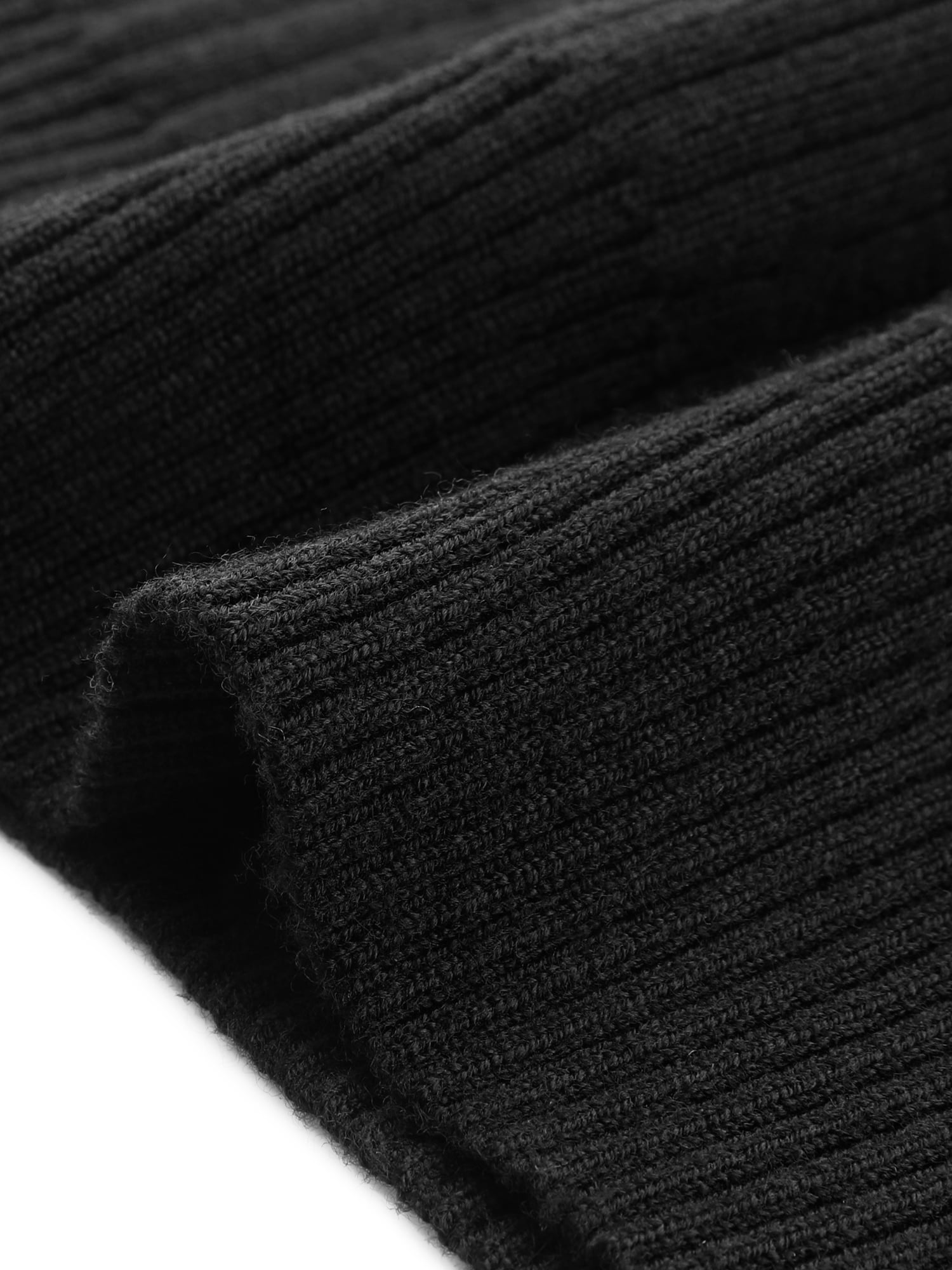DARING DIVA Women's V Neck Ribbed Knit Sleeveless Pullover Sweater Vest M Black