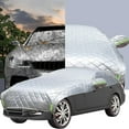 thumbnail image 6 of Trendix Car Cover Waterproof All Weather Snowproof UV Protection Windproof Outdoor Car Hail Protector with Reflective Strips Thicken Hail Blanket for Hatchback Coupe, 6 of 8