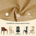 thumbnail image 6 of Set of 6 Chair Cushions for Dining Chairs Non Slip Seat Cushion with Ties and Machine Washable Cover Foam Kitchen Chair Pads Indoor 17x17x2 inches Khaki, 6 of 14