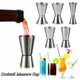 thumbnail image 4 of Dual Shot Measure Cup Stainless Steel Measure Jigger Cocktail Mug Drinking Spirit Barware Kitchen Gadgets Bar Tools, 4 of 10